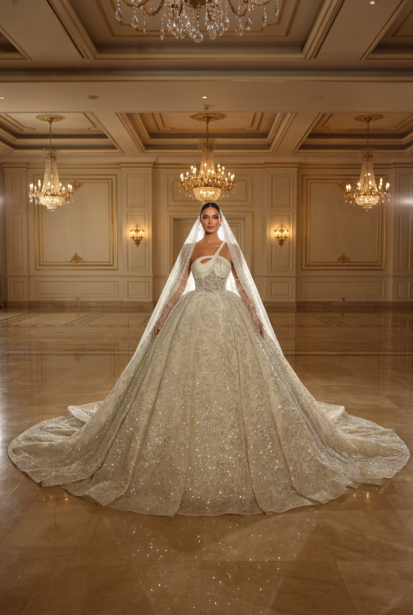 Amira wedding gown by DILWIEN BRIDAL