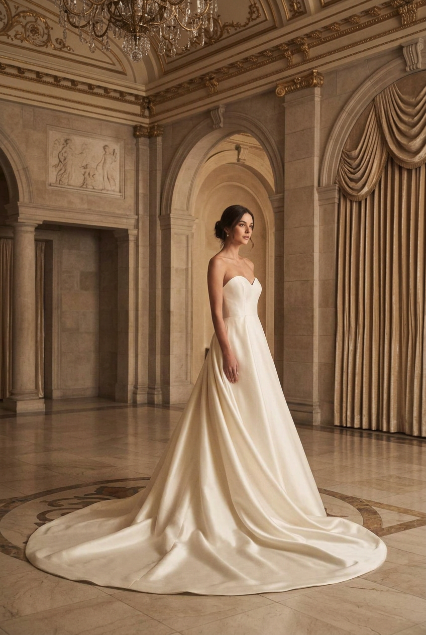 Celeste wedding gown by DILWIEN BRIDAL