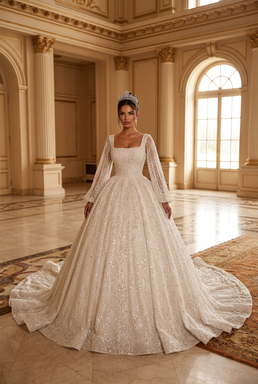 Celestia wedding gown by DILWIEN BRIDAL