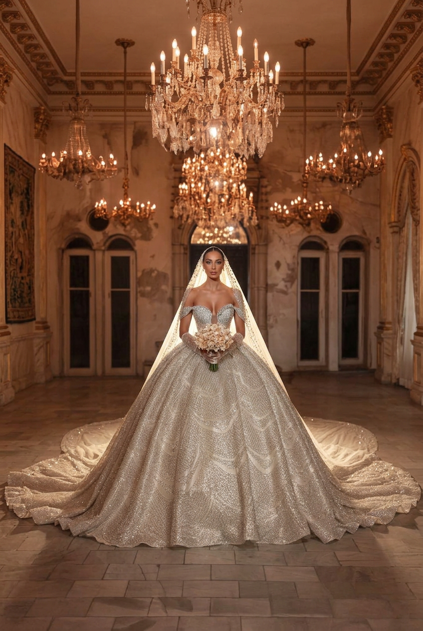 Celestine wedding gown by DILWIEN BRIDAL