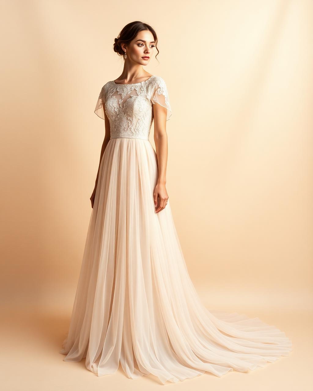 MARLENE wedding gown by DILWIEN BRIDAL