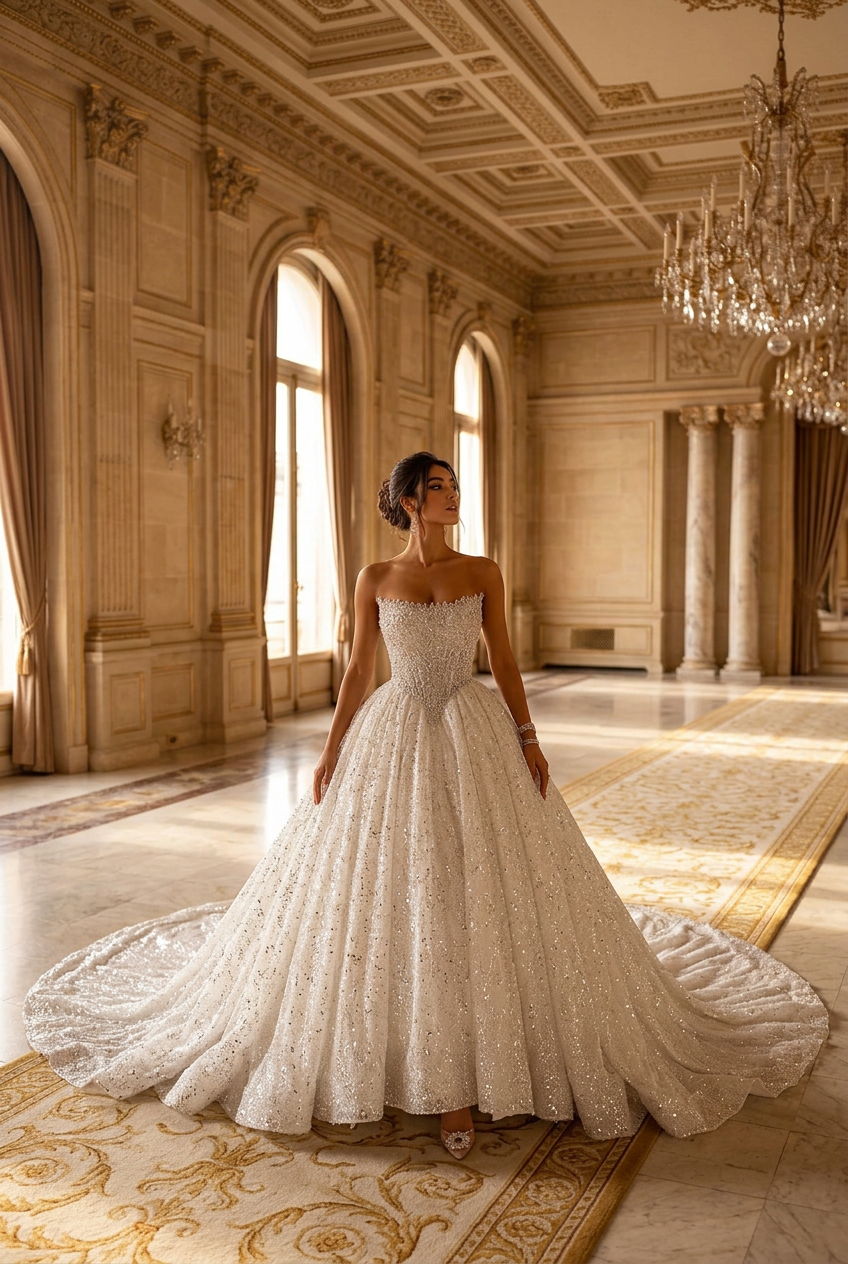 Ophelia wedding gown by DILWIEN BRIDAL
