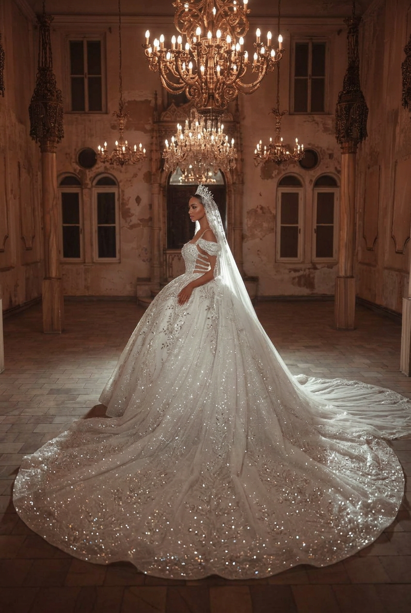 Seraphina wedding gown by DILWIEN BRIDAL